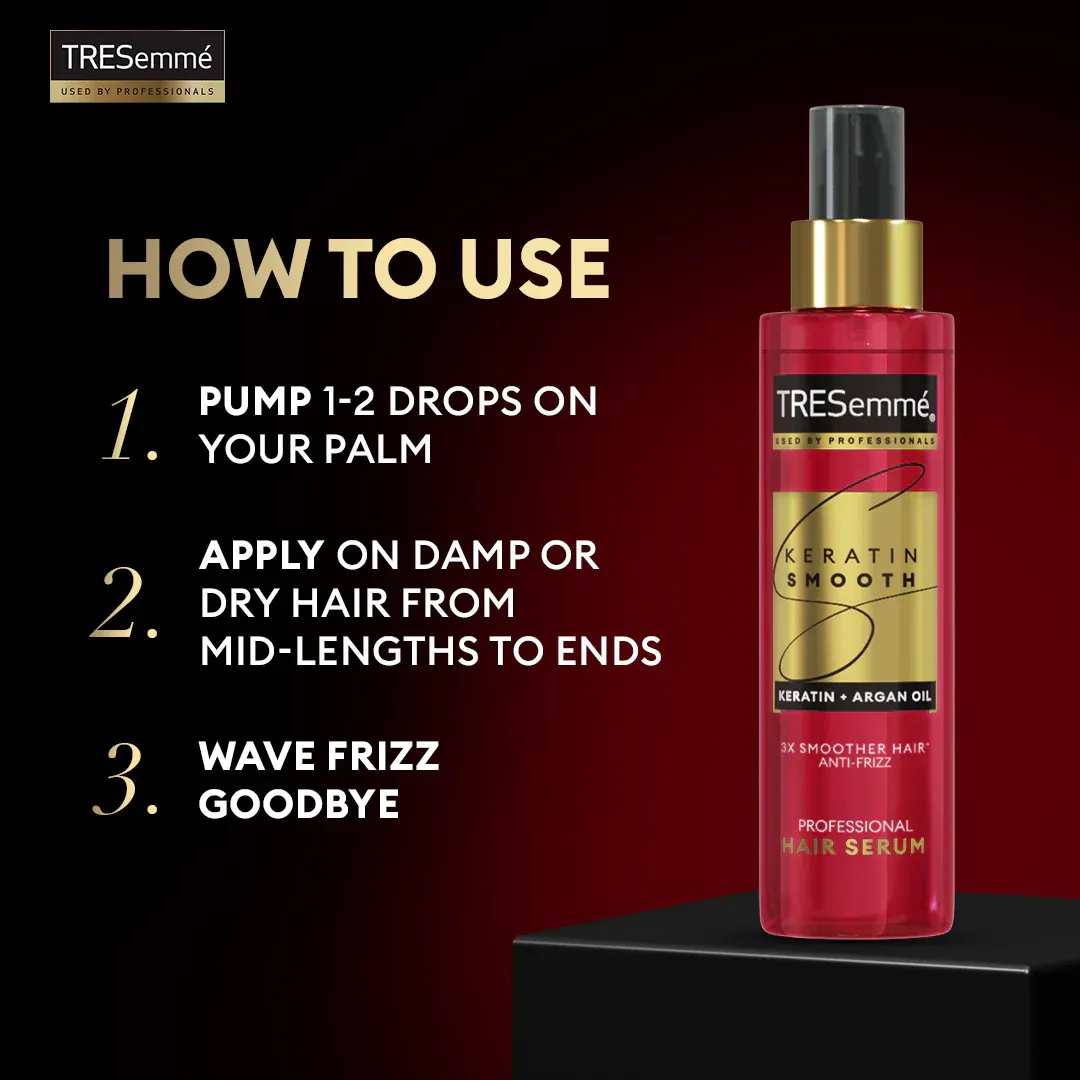 TRESemmé Keratin Smooth Shine 5-in-1 Hair Serum - 100ml - Image 2