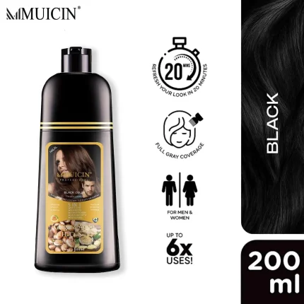 5 in 1 Muicins Ultimate Hair Color Shampoo 200ml