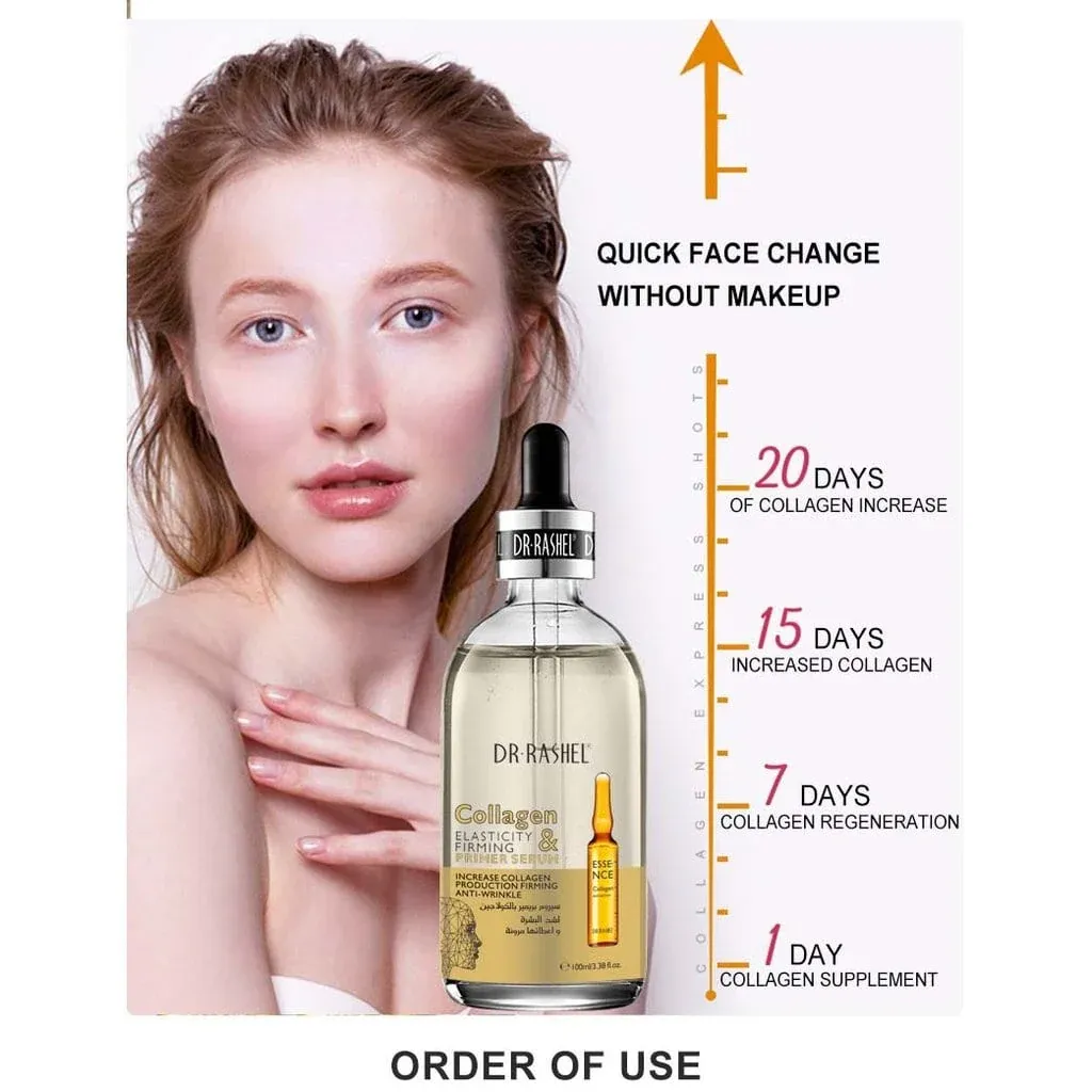 Dr Rashel Collagen Elasticity Firming & Primer Serum, 100ml - Image 5
