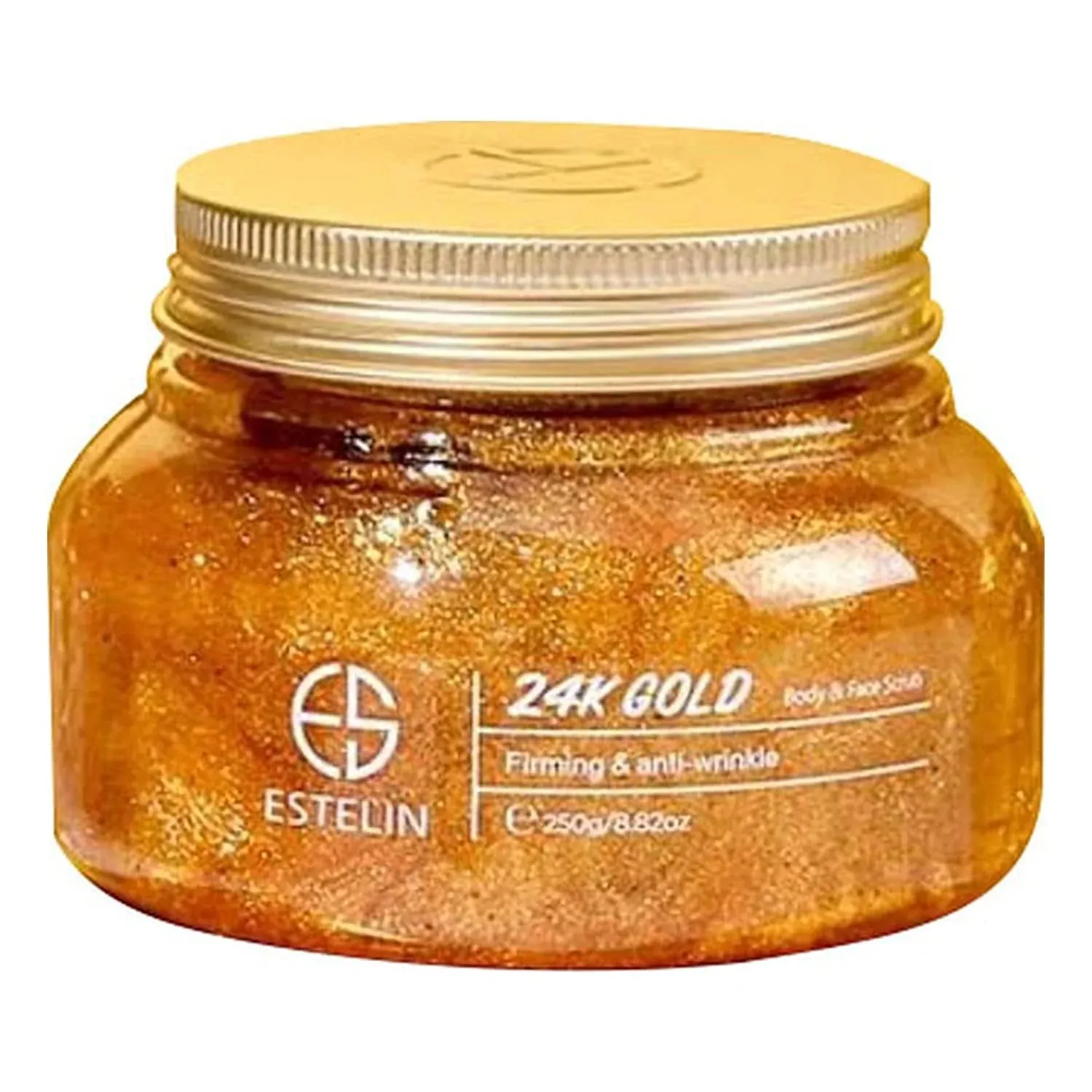 Estelin 24 k gold body and face scrub 250g - Image 4