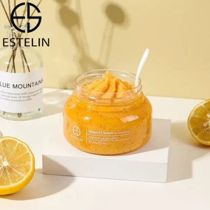 Estelin Vitamin C & Turmeric Body & Face Scrub by Dr.Rashel - 350g 1 review
