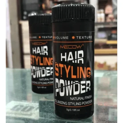 MECOW Black Natural Finish Hair Styling Powder MECOW Black Natural Finish Hair Styling Powder