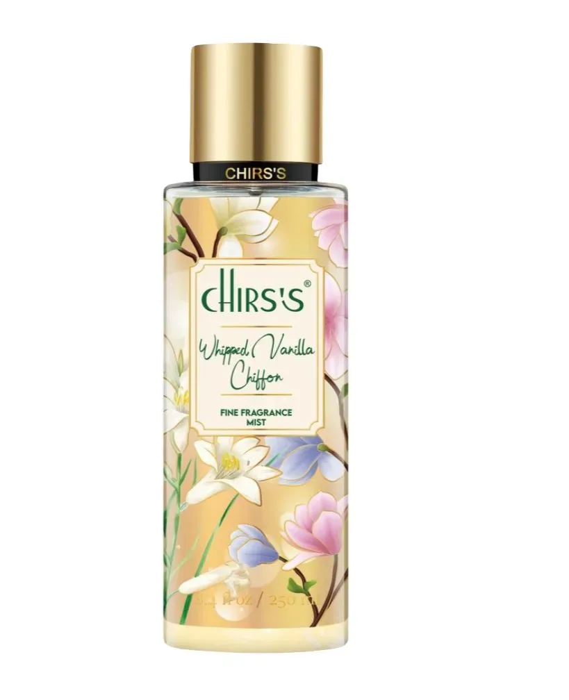 Chirs's Whipped Vanilla Chiffon Fine Fragrance Body Mist - 250ml - Image 2