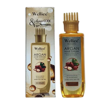 WELLICE Argan Hair Serum With Comb Head 200ml