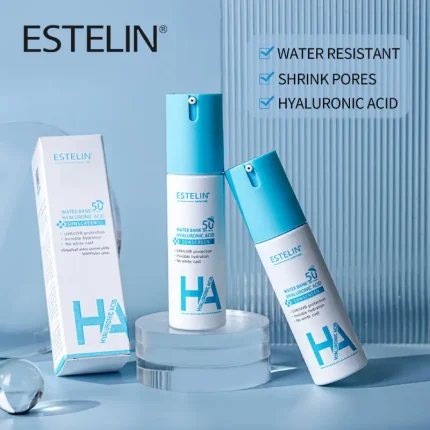 Estelin Water Bank Hyaluronic Acid Sunscreen Spf 50 Pa+++ UVA/UVB Protection - 60g