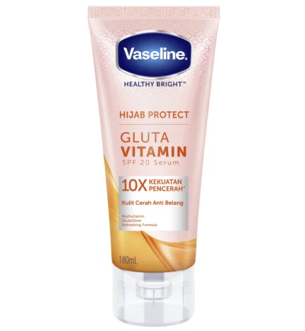 Vaseline Gluta Vitamin Sunscreen Serum SPF 20 Hijab Protect - 180ml