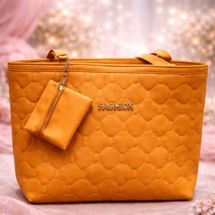 Elegant Mustard Colour Tote Bag for Everyday & Casual Wear