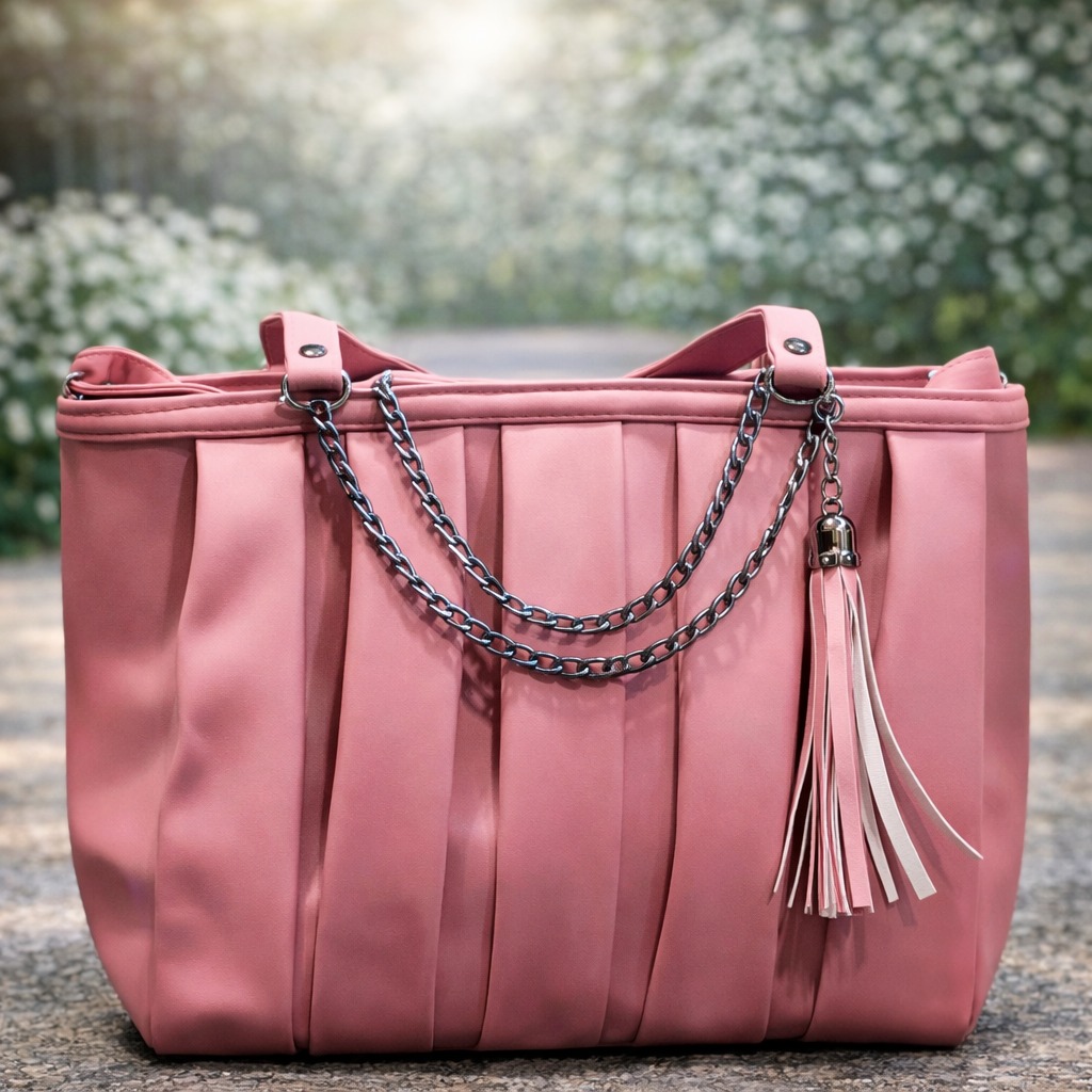Elegant Pink Colour Handbag for Everyday & Casual Style