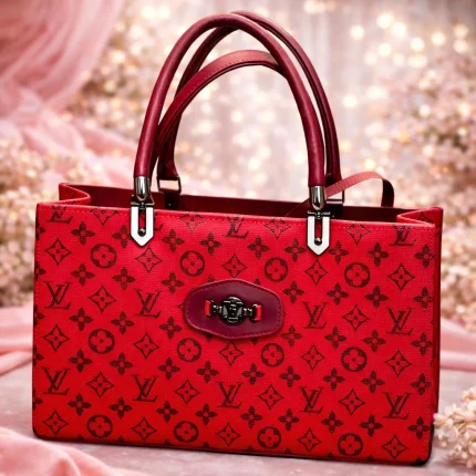 Louis Vuitton Rouge Monogram Handbag – Emblem Luxe Edition