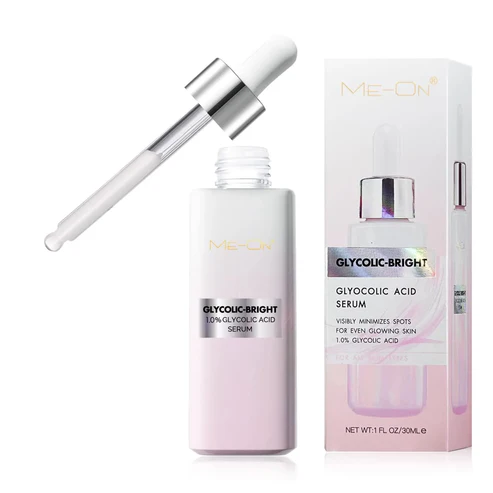 ME-ON Glycolic Bright Serum – 1% Glycolic Acid for Glowing, Even-Toned Skin (30ml)
