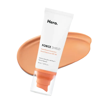 Hero Cosmetics Force Shield Superbeam Sunscreen – Apricot SPF- 30