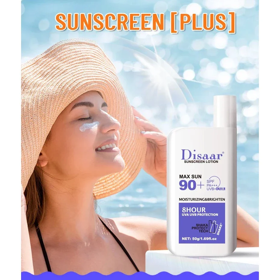 Disaar Whitening Sunblock SPF 90 β Skin Protective Sunscreen Lotion - 50g